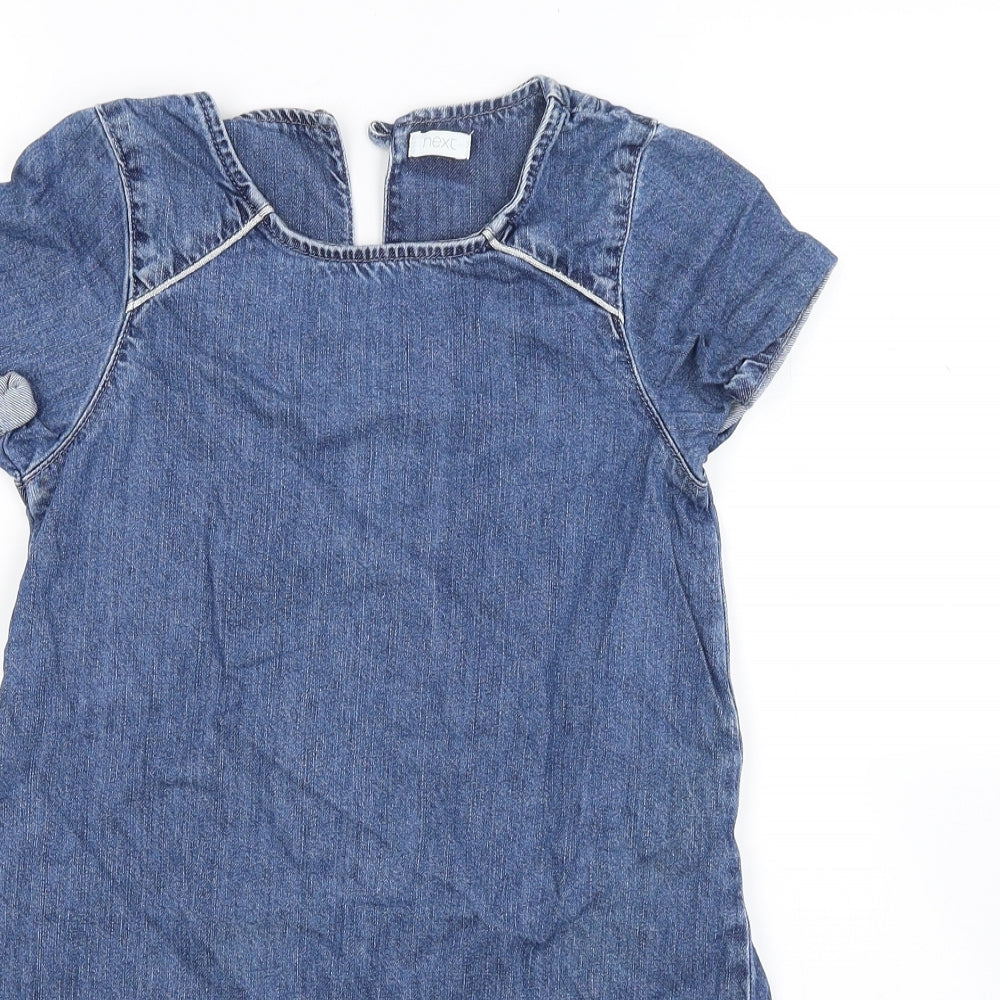 NEXT Girls Blue  Denim A-Line  Size 10 Years