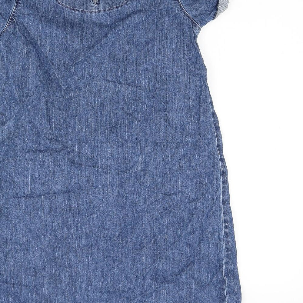 NEXT Girls Blue  Denim A-Line  Size 10 Years