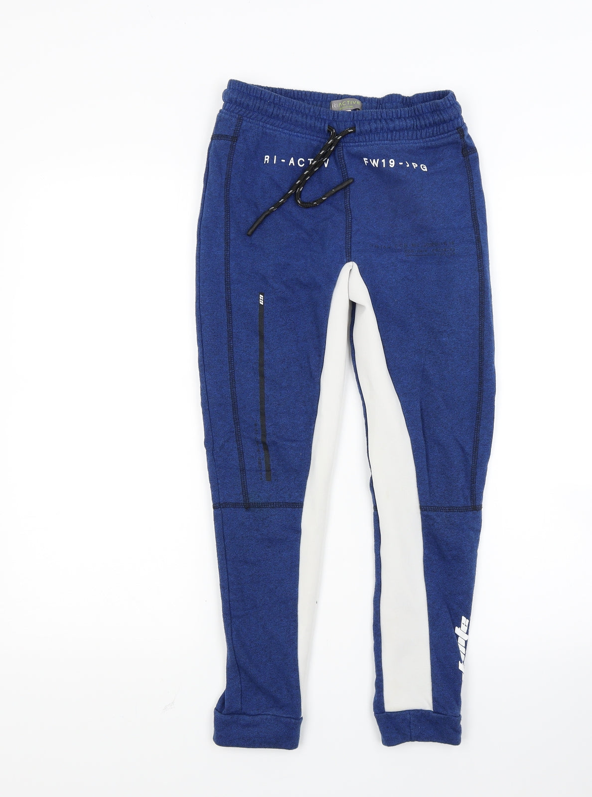 River Island Boys Blue   Jogger Trousers Size 9 Years