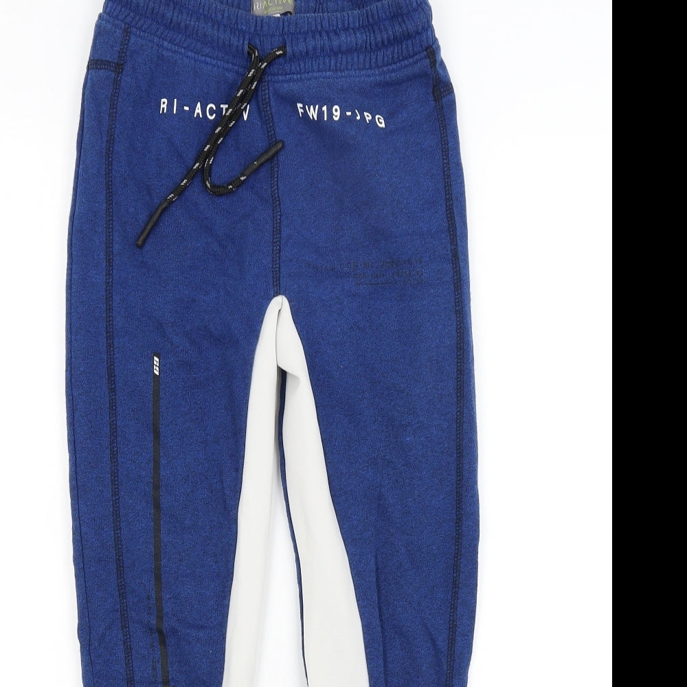 River Island Boys Blue   Jogger Trousers Size 9 Years