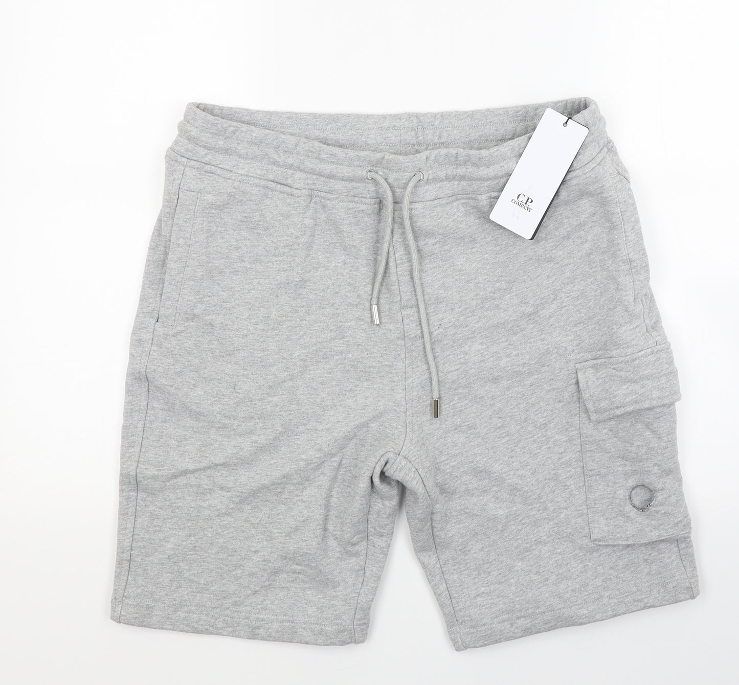 C.P. Company Mens Grey   Sweat Shorts Size L