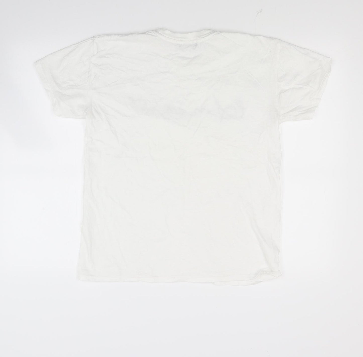 PRETTYLITTLETHING Womens White  Jersey Basic T-Shirt Size M