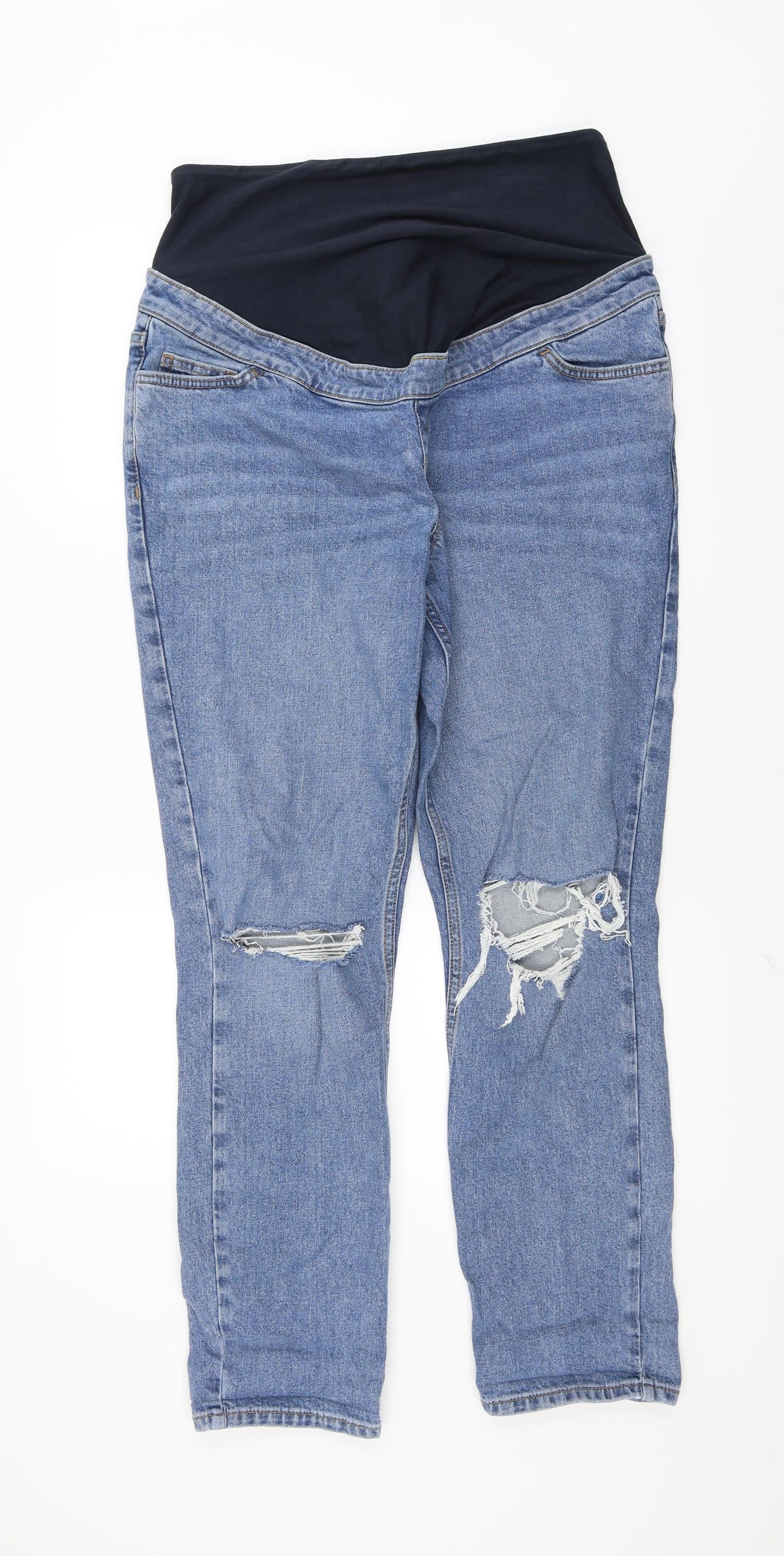 New Look Womens Blue  Denim Jegging Jeans Size 14 L28 in
