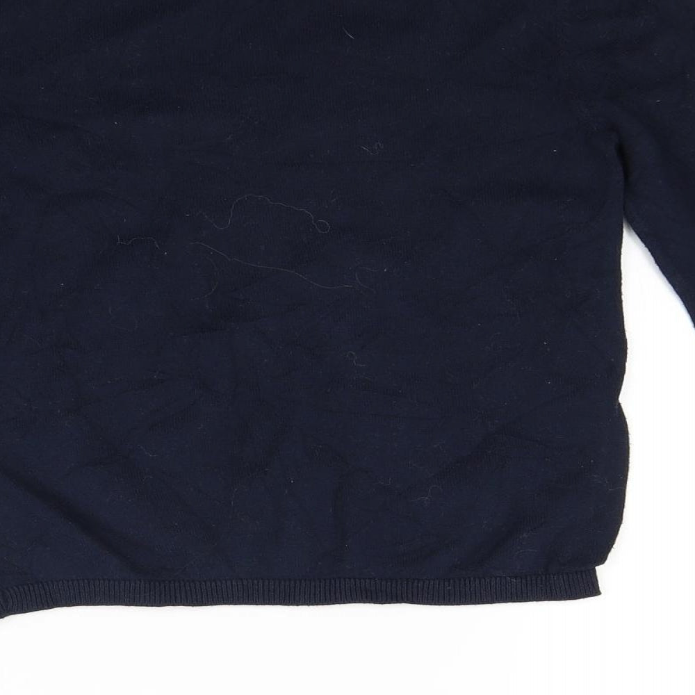 H&M Girls Blue  Knit Pullover Jumper Size 10 Years  - Stars