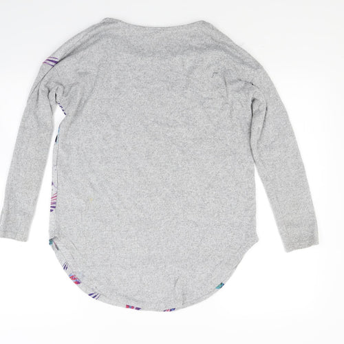 Stock Shop Womens Grey  Knit Pullover Jumper Size S  - Kingfisher