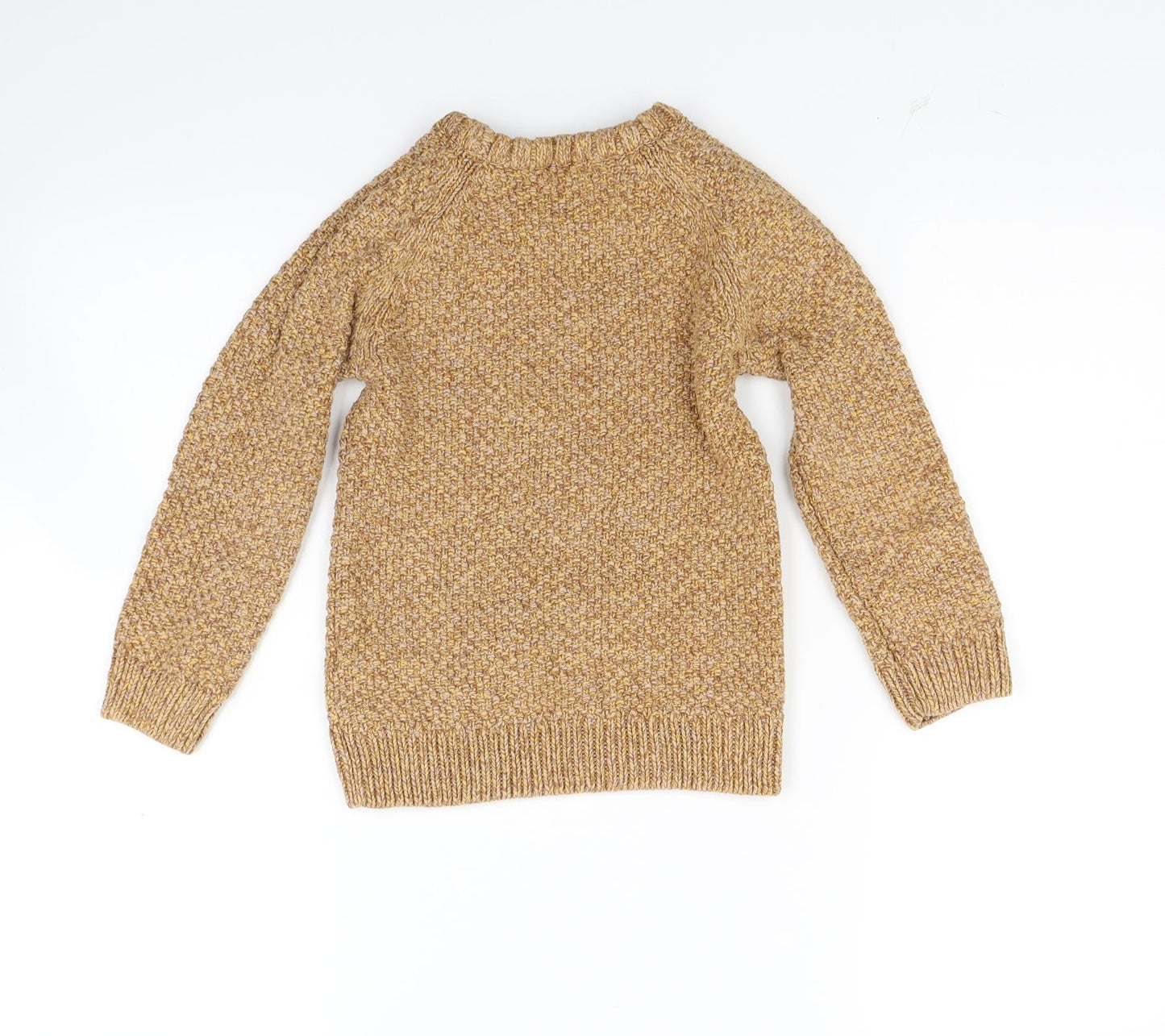 NEXT Boys Brown  Knit Henley Jumper Size 6 Years