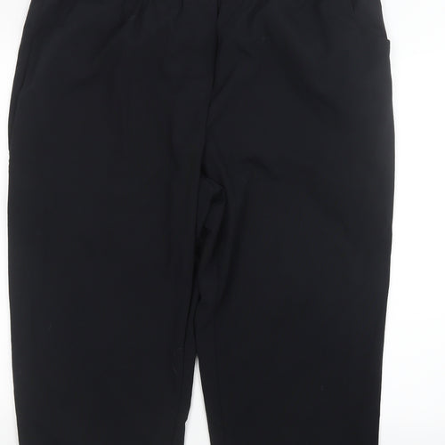 Trevira Womens Black   Trousers  Size 28 L22 in