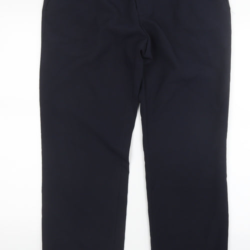 Henri Ross Mens Blue   Trousers  Size 34 in L30 in