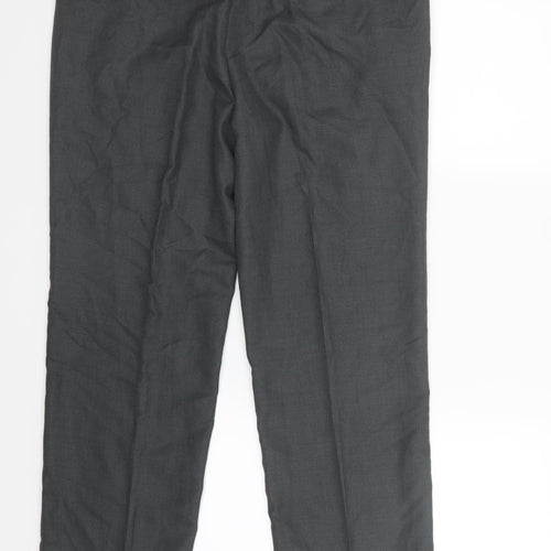 Marks and Spencer Mens Grey   Trousers  Size 34 in L32 in