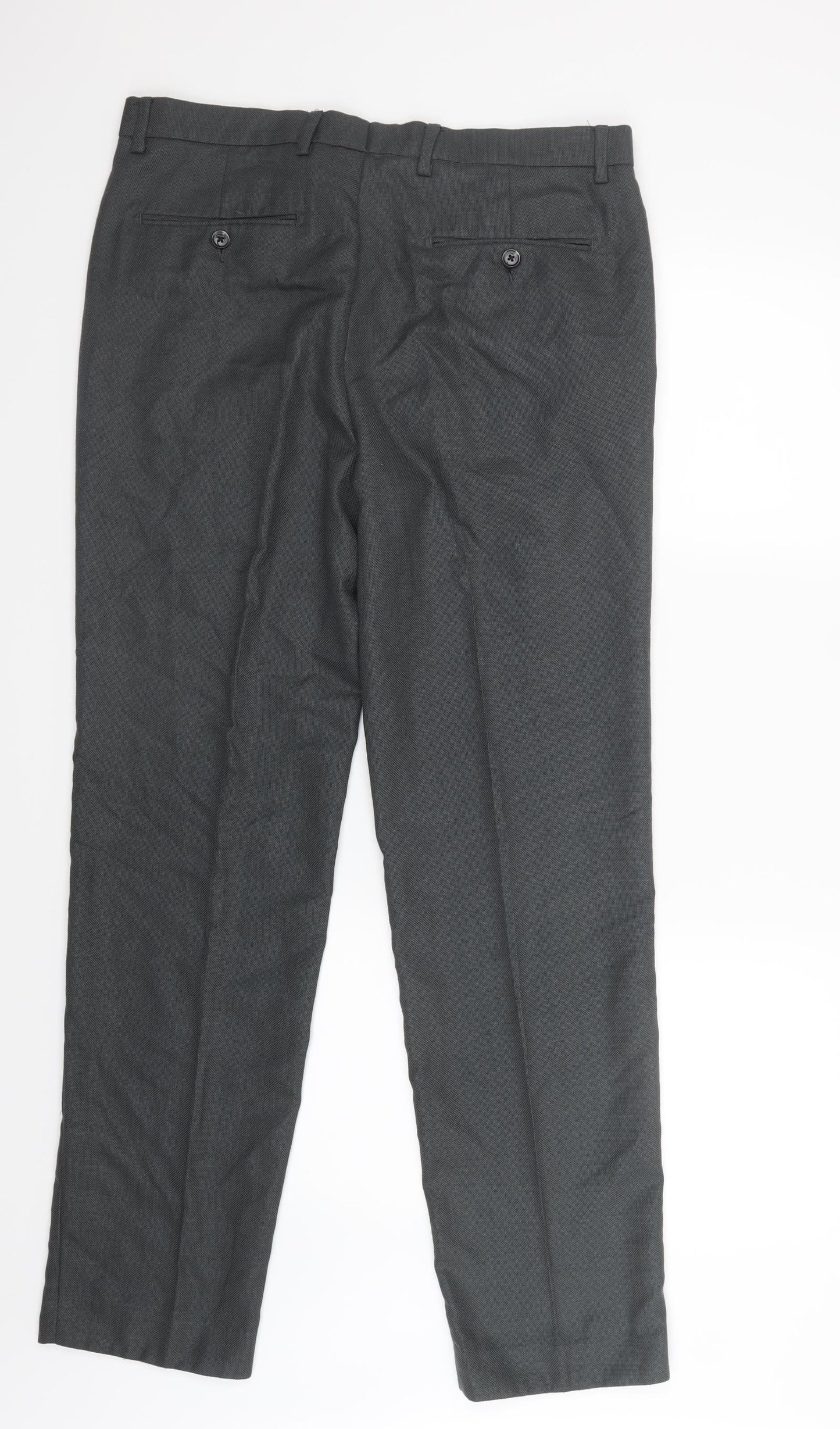 Marks and Spencer Mens Grey   Trousers  Size 34 in L32 in