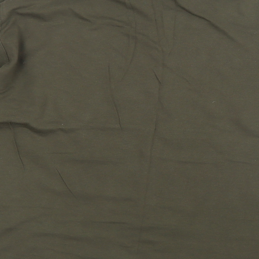 Cedar Wood State Mens Green    T-Shirt Size M