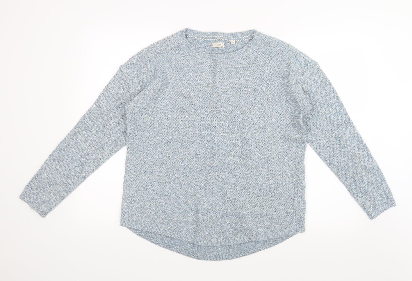 Fat Face Womens Blue  Knit Pullover Jumper Size 12