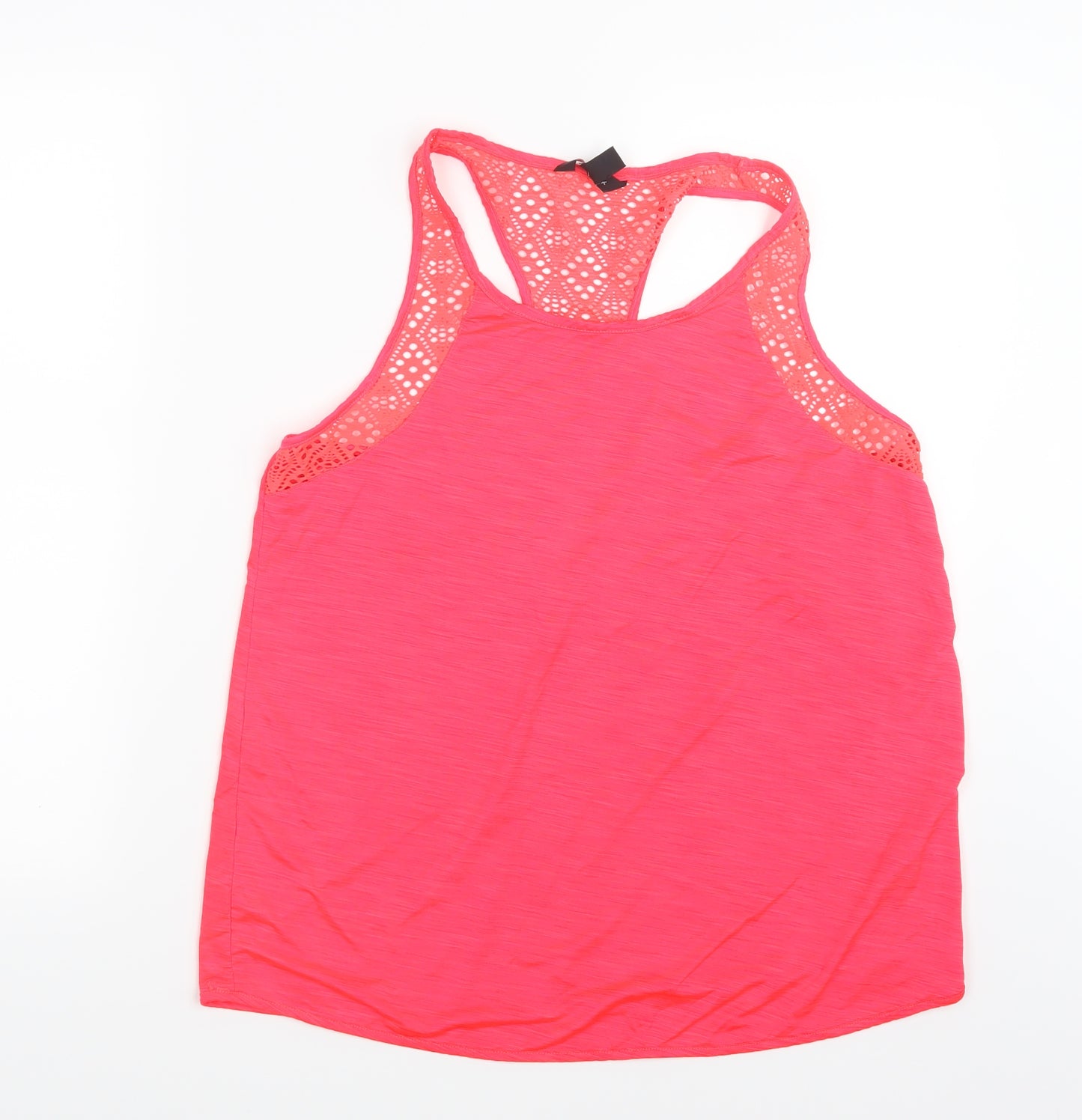 New Look Womens Pink   Basic Tank Size L