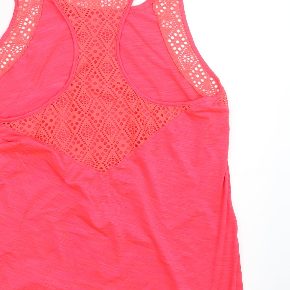 New Look Womens Pink   Basic Tank Size L
