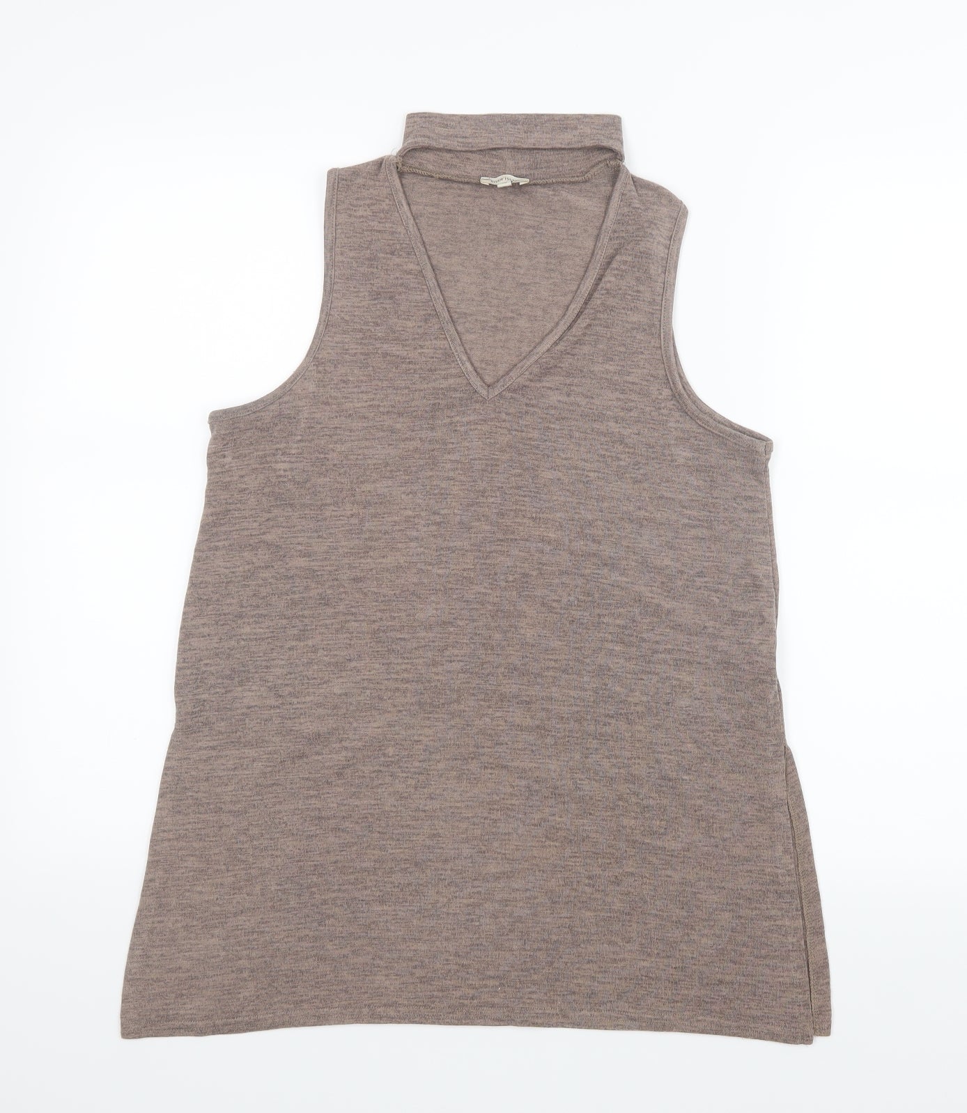 River Island Womens Beige   Basic T-Shirt Size 10