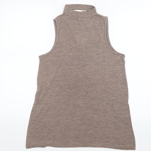 River Island Womens Beige   Basic T-Shirt Size 10