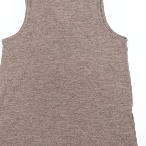 River Island Womens Beige   Basic T-Shirt Size 10