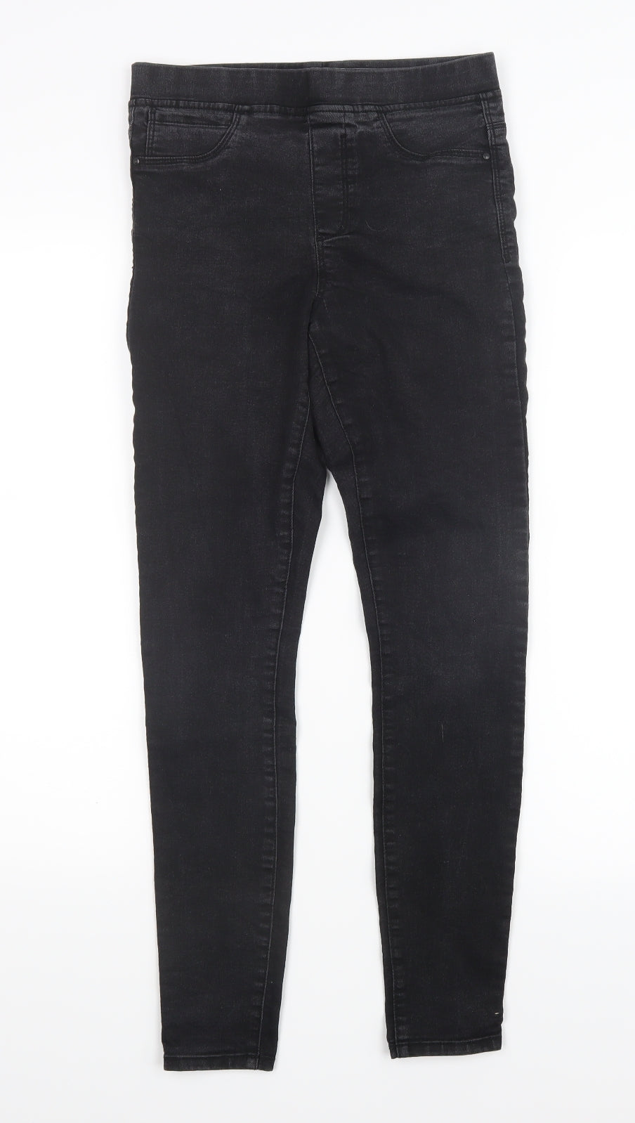 Pep&Co Womens Black  Denim Jegging Jeans Size 6 L27 in