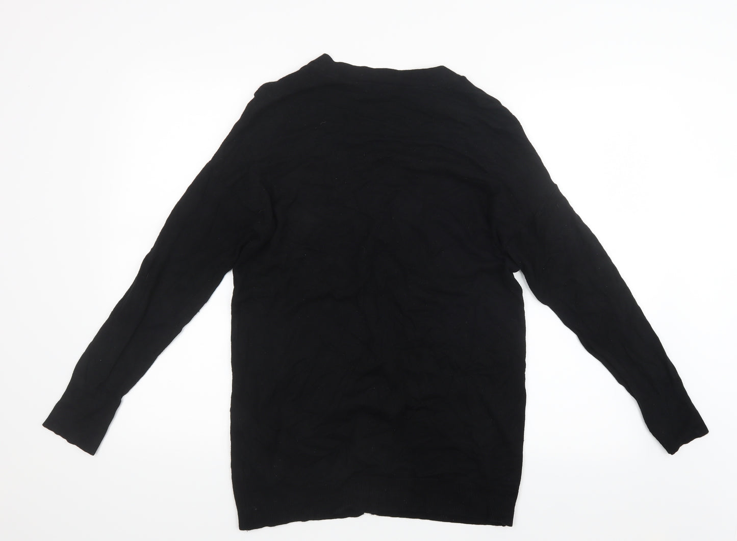 F&F Womens Black  Knit Cardigan Jumper Size 14