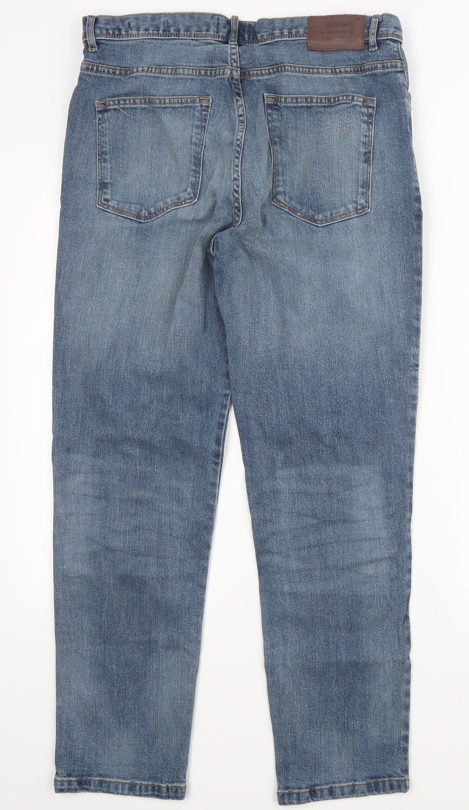 TU Mens Blue  Denim Straight Jeans Size 32 in L29 in
