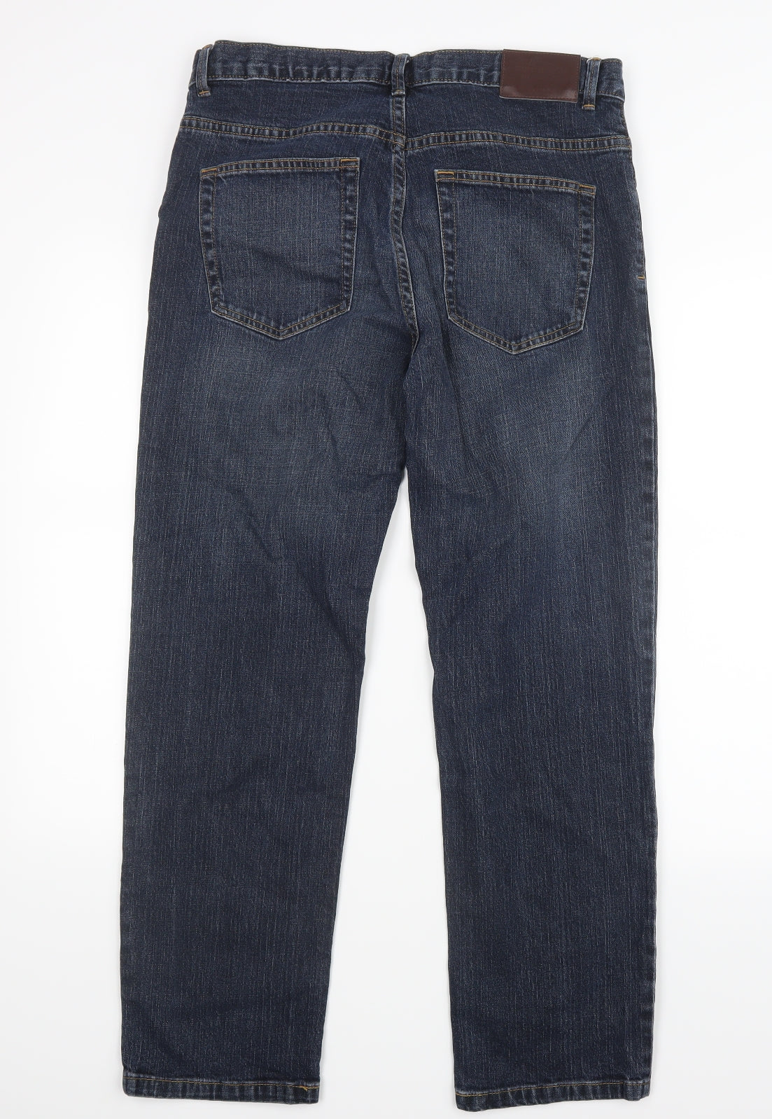 TU Mens Blue  Denim Straight Jeans Size 34 in L29 in