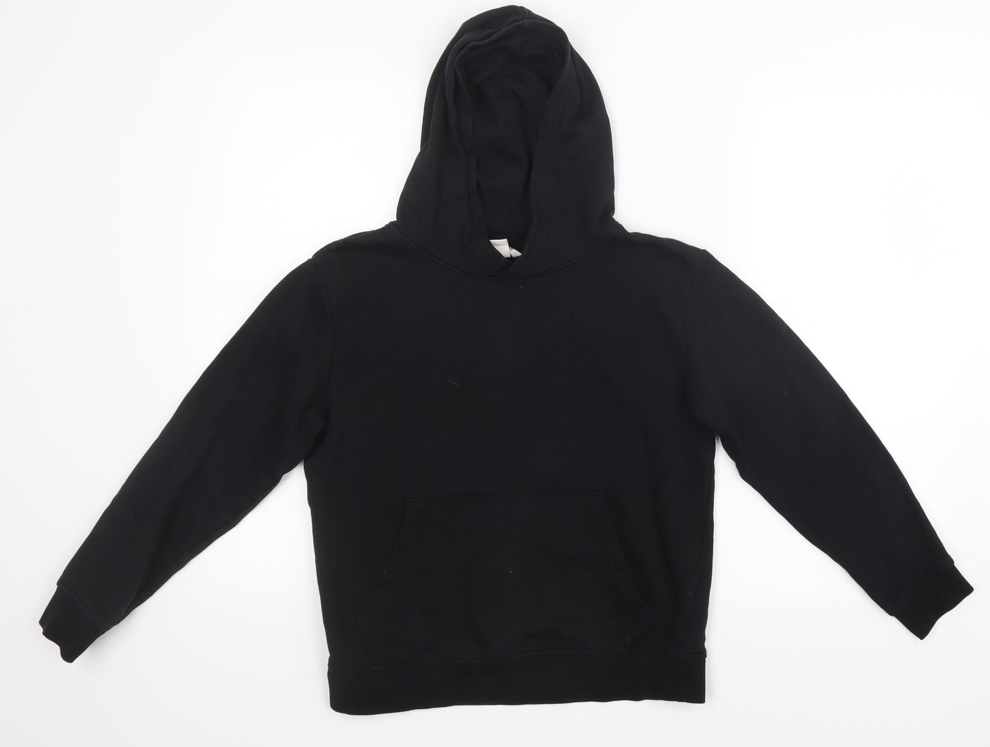 H&M Boys Black   Pullover Hoodie Size 11-12 Years