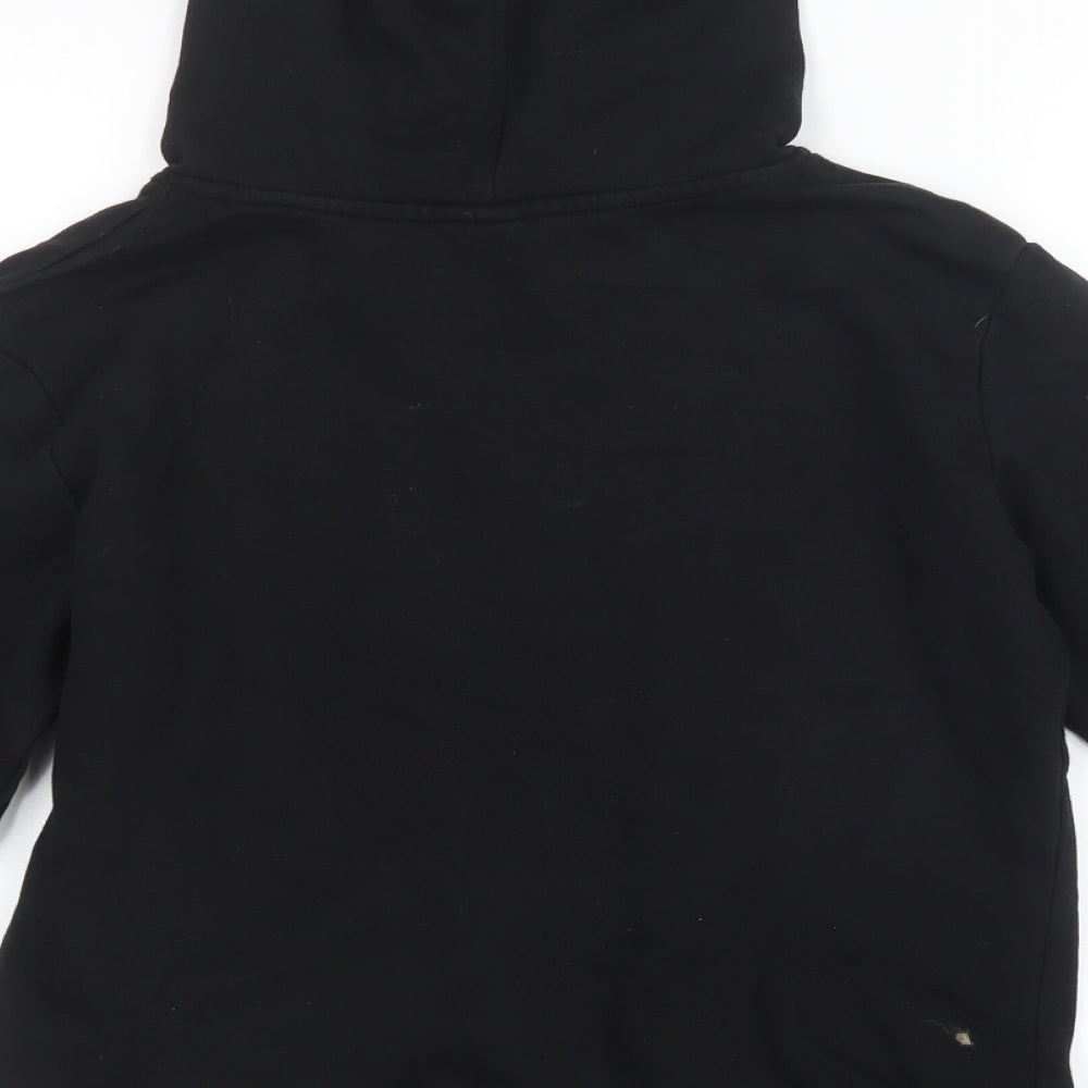 H&M Boys Black   Pullover Hoodie Size 11-12 Years