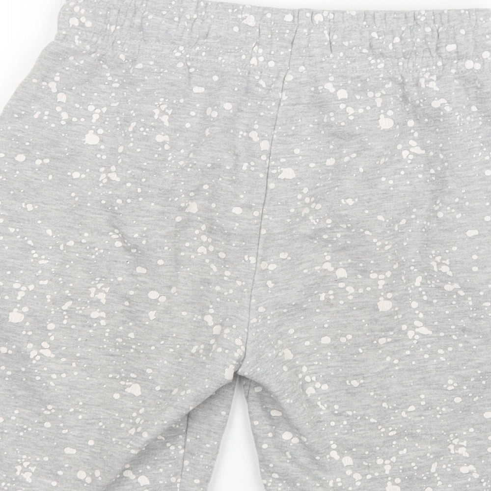 Primark Boys Grey Geometric  Sweat Shorts Size 11-12 Years