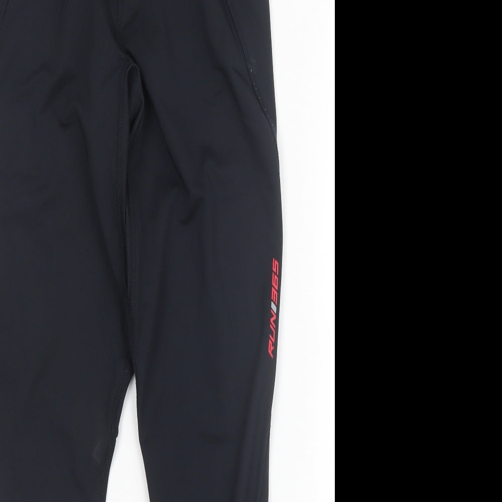 Run 365 Womens Black   Capri Trousers Size M L29 in