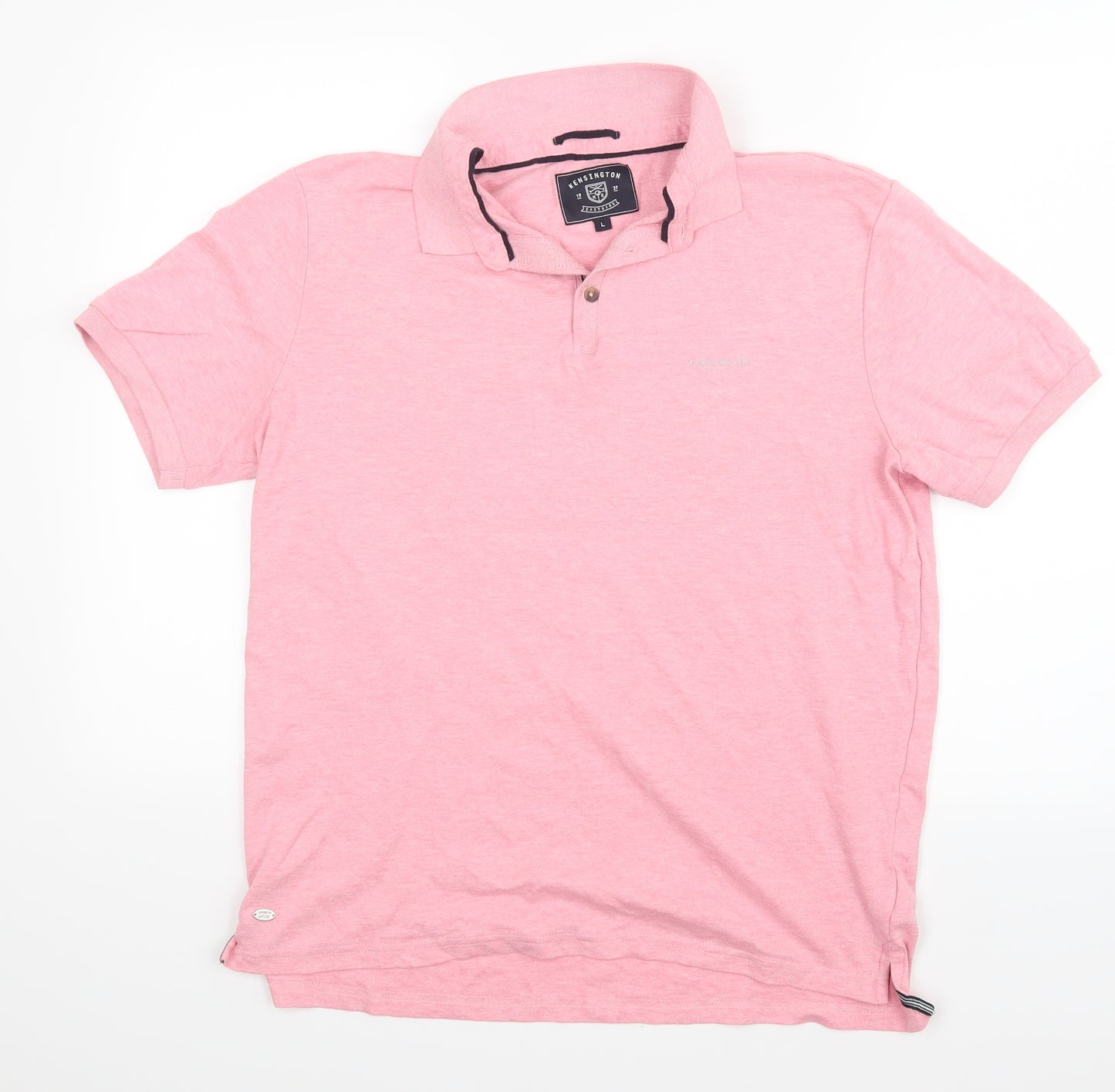 Kensington Mens Pink    Polo Size L