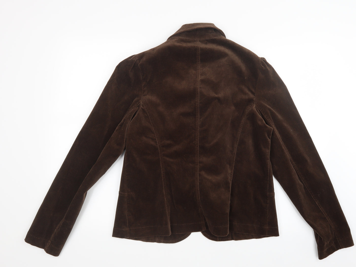 Look Womens Brown  Velvet Jacket  Size 18