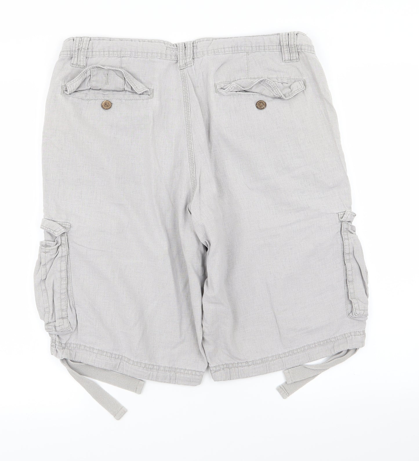 Asda George Mens Beige   Cargo Shorts Size 34 in