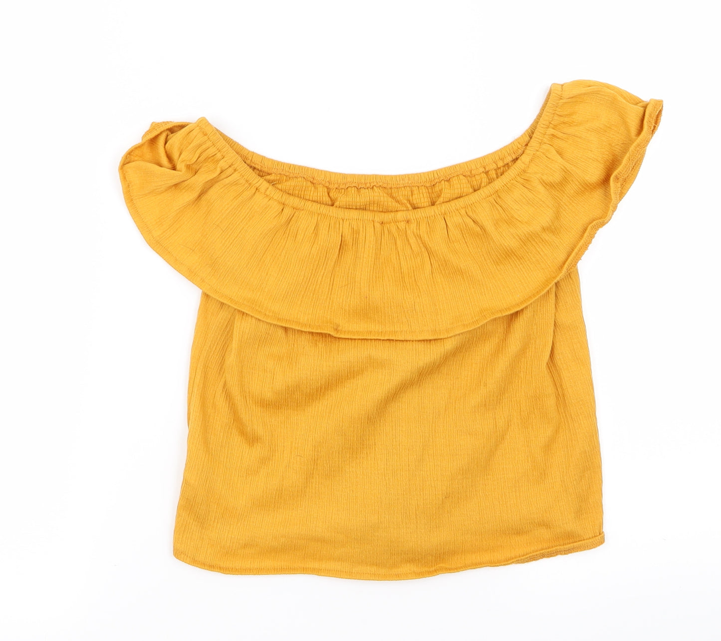 Primark Girls Orange   Basic T-Shirt Size 8-9 Years