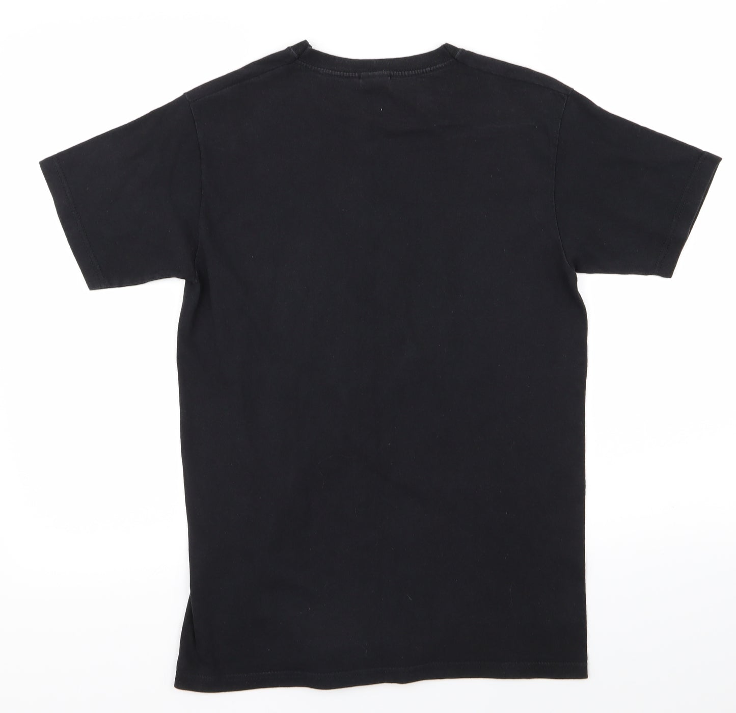 Fruit of the Loom Mens Black    T-Shirt Size S  - nasa