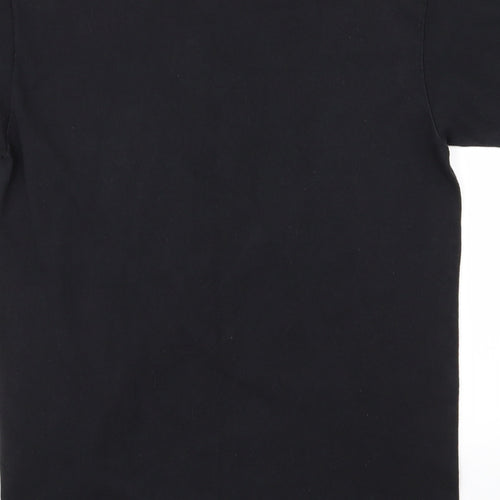 Fruit of the Loom Mens Black    T-Shirt Size S  - nasa