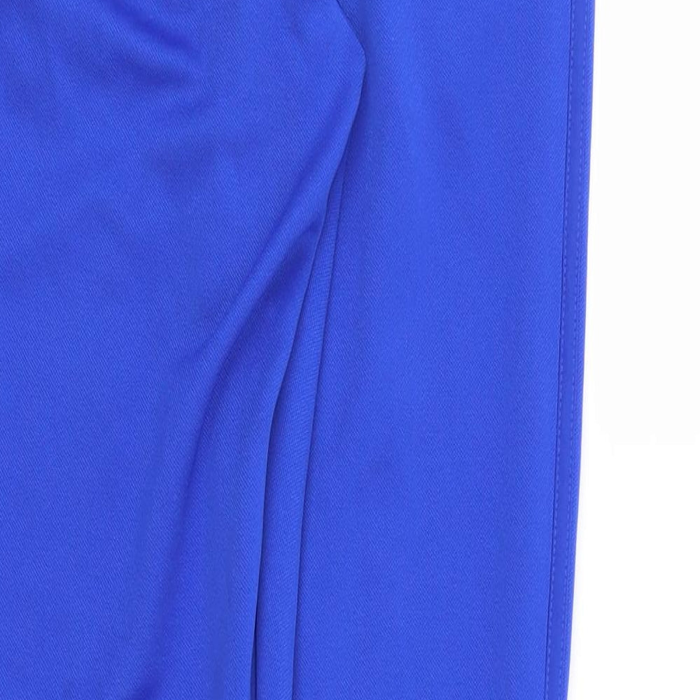 adidas Boys Blue Striped  Jogger Trousers Size 13-14 Years