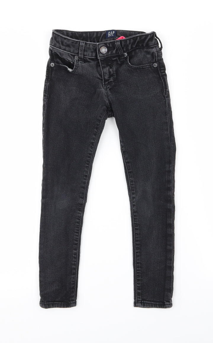 Gap Girls Black Skinny Jeans Size 6 Years