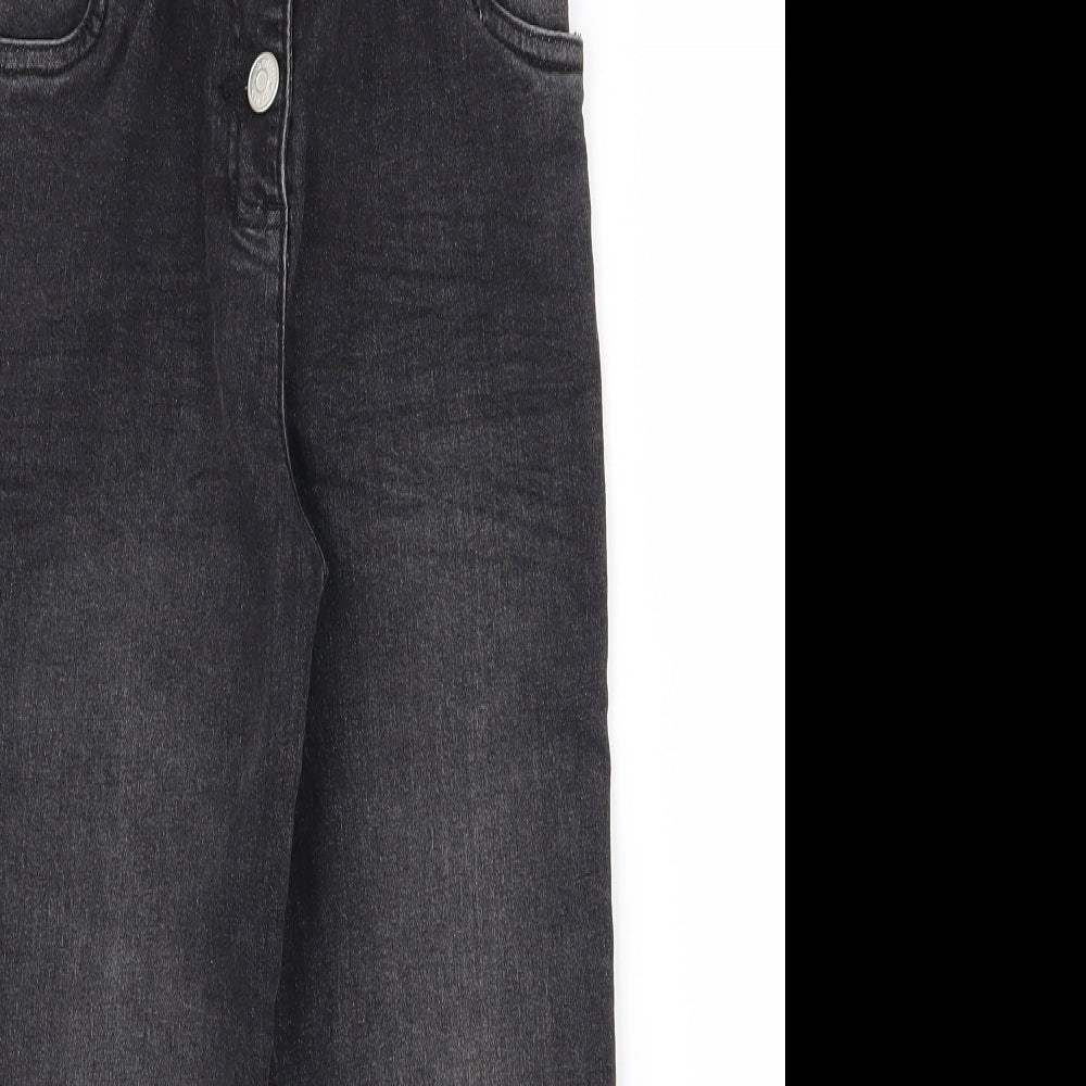 TU Girls Black   Straight Jeans Size 7 Years