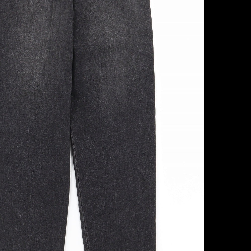 TU Girls Black   Straight Jeans Size 7 Years