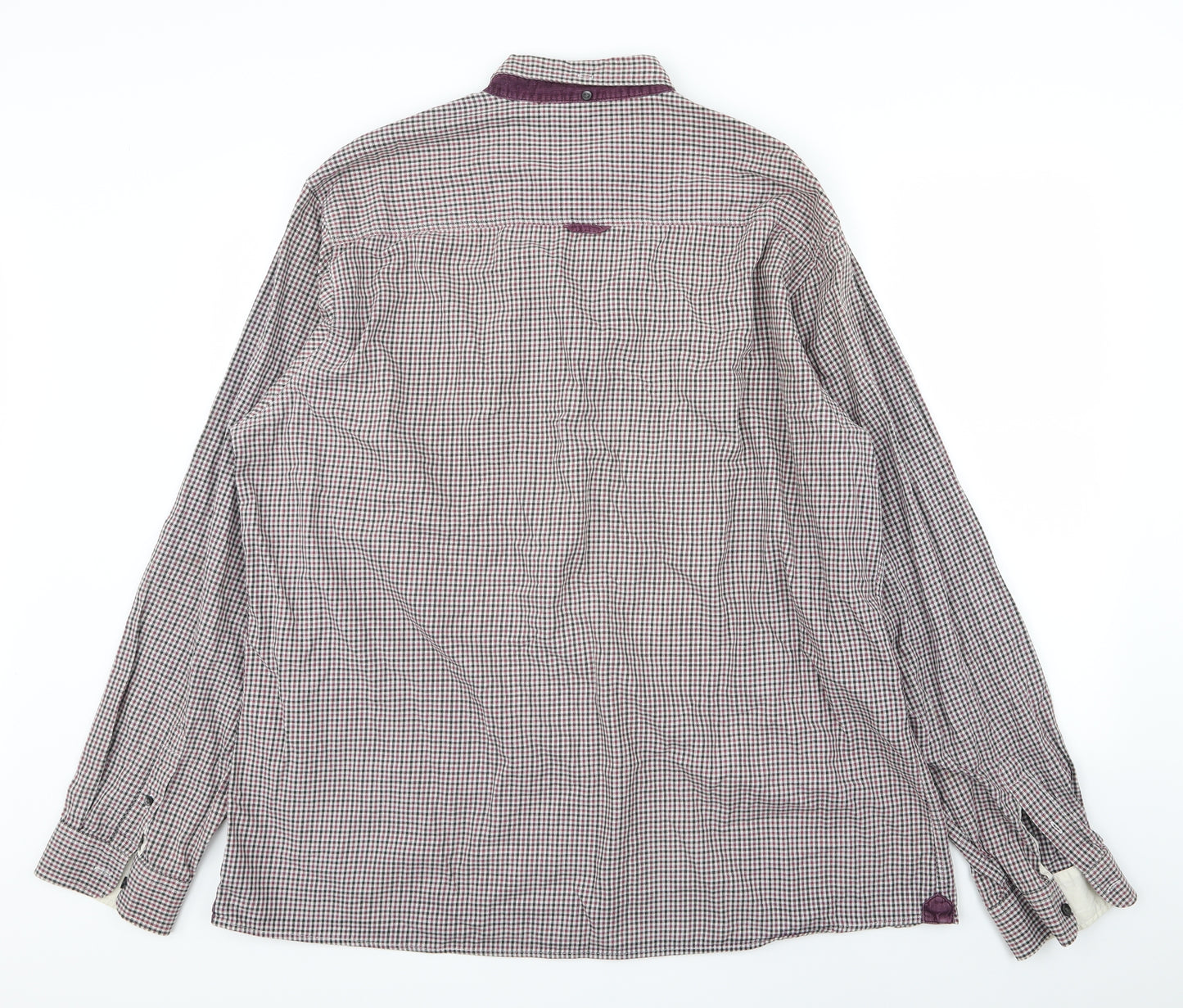 F&F Mens Multicoloured Check   Button-Up Size 2XL