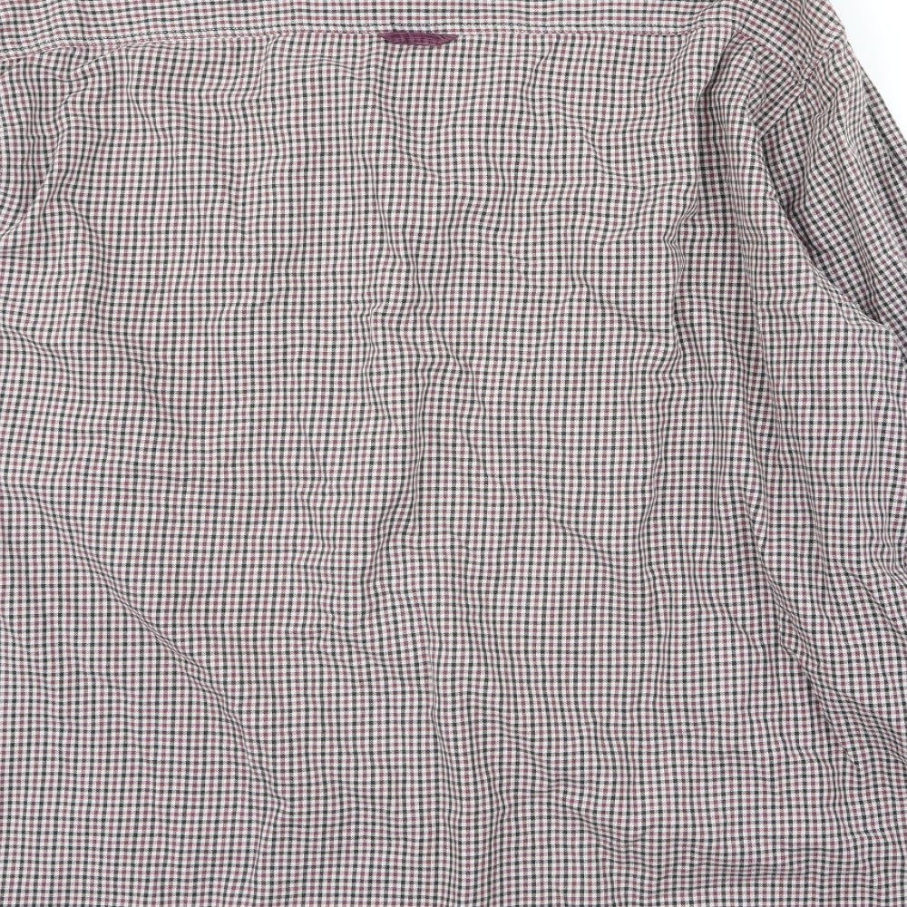 F&F Mens Multicoloured Check   Button-Up Size 2XL