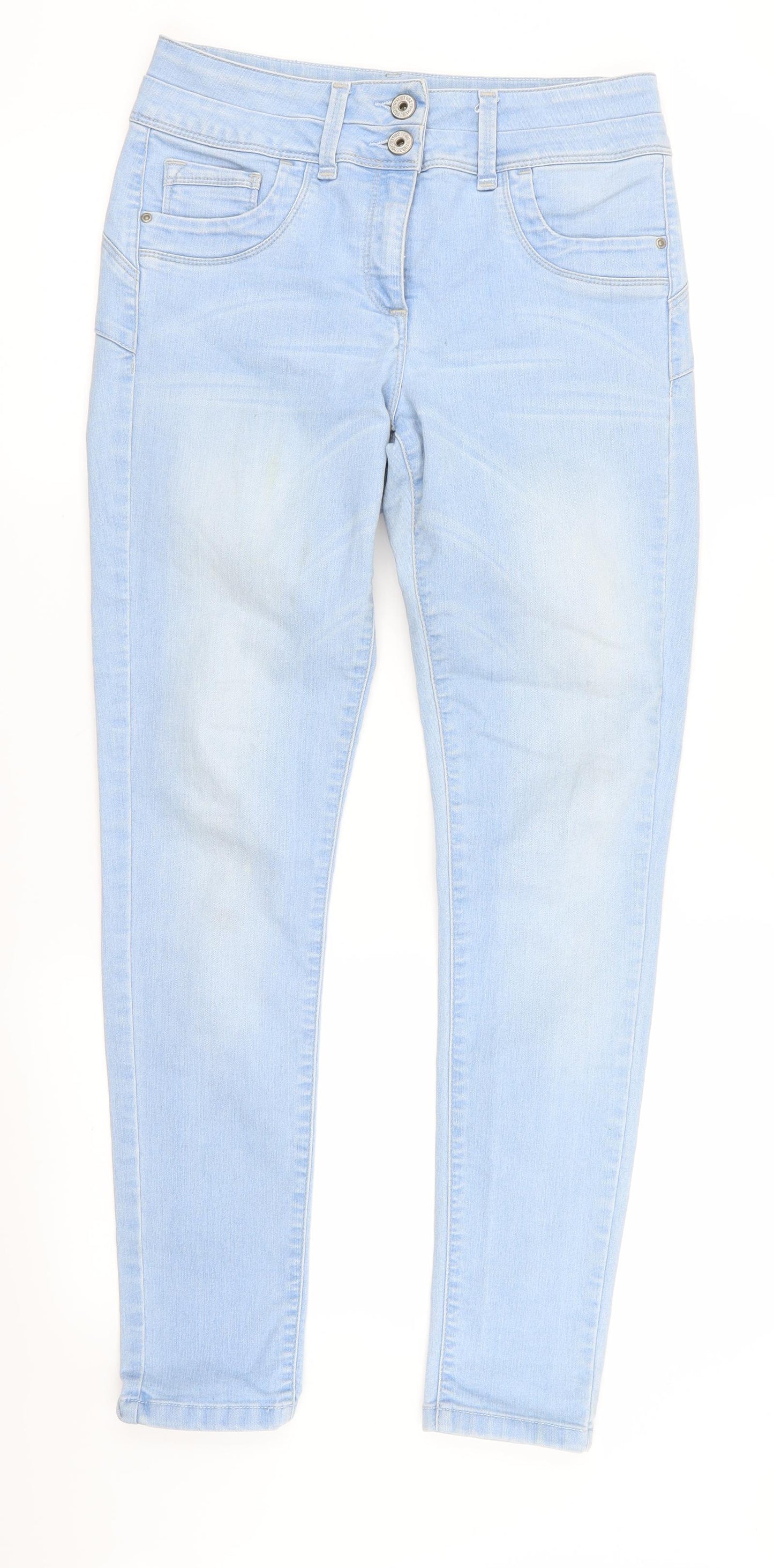 NEXT Womens Blue   Skinny Jeans Size 12 L29 in