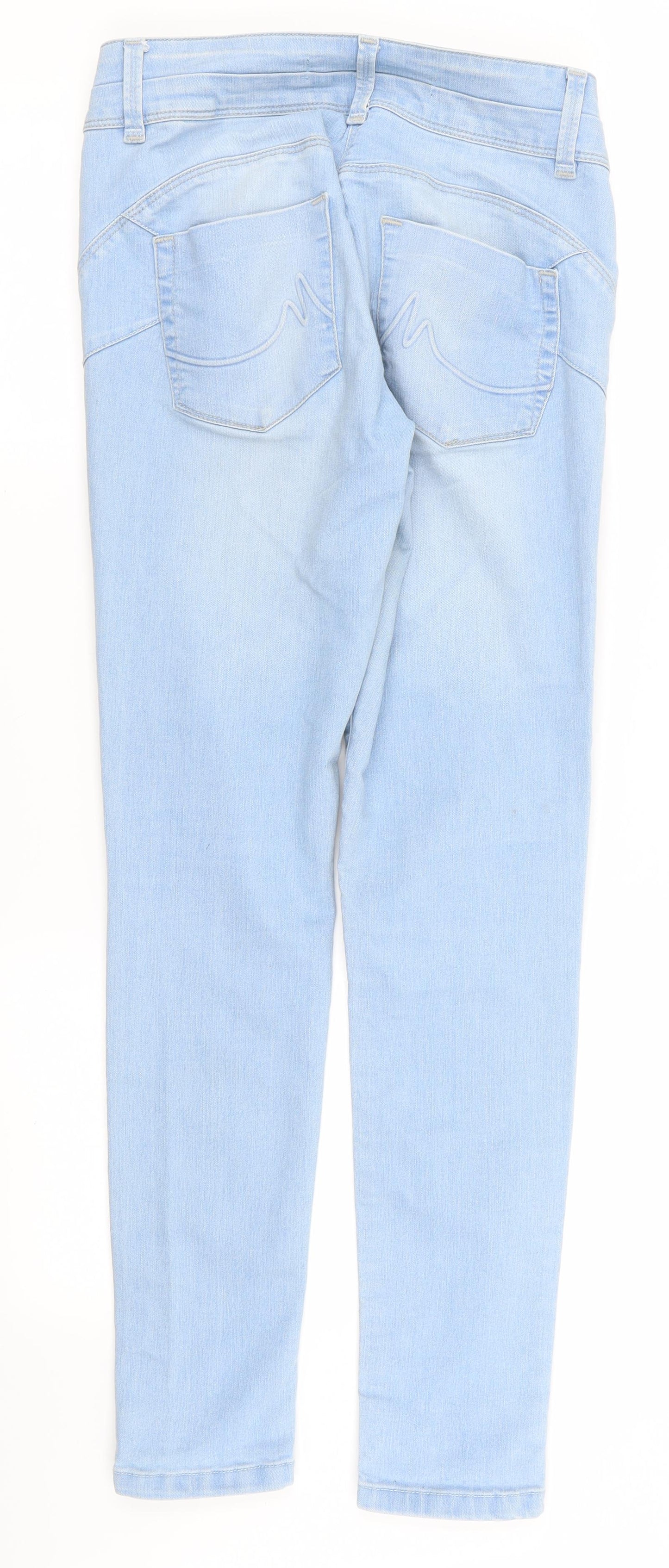 NEXT Womens Blue   Skinny Jeans Size 12 L29 in
