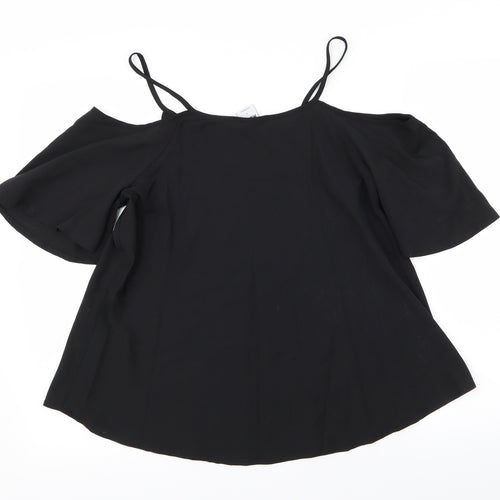 VERO MODA Womens Black   Camisole Tank Size S