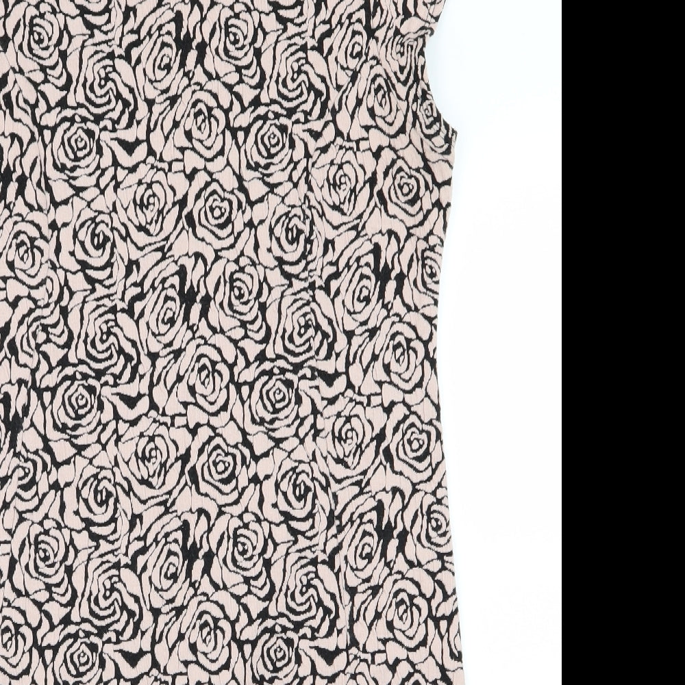 Dorothy Perkins Womens Pink Floral  A-Line  Size 16