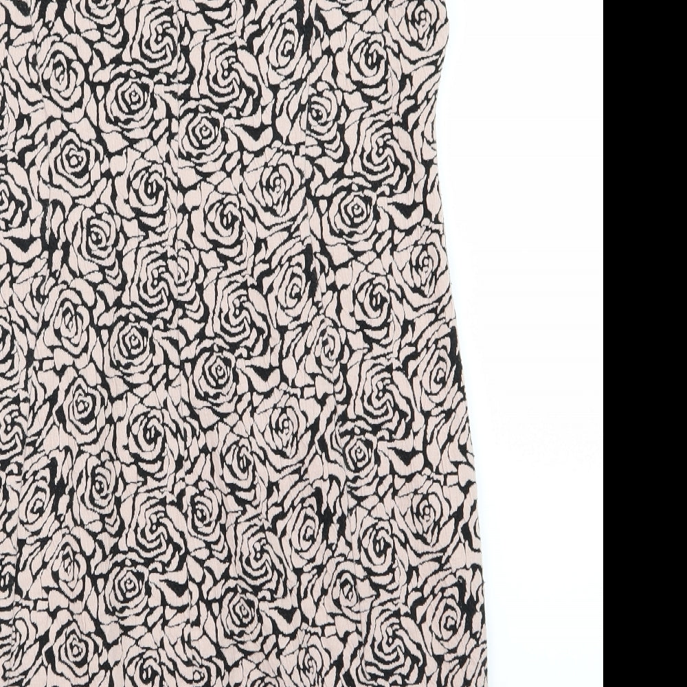 Dorothy Perkins Womens Pink Floral  A-Line  Size 16