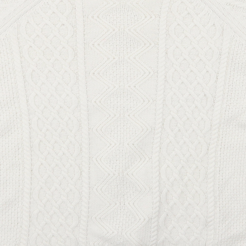 TU Womens White   Pullover Jumper Size 16