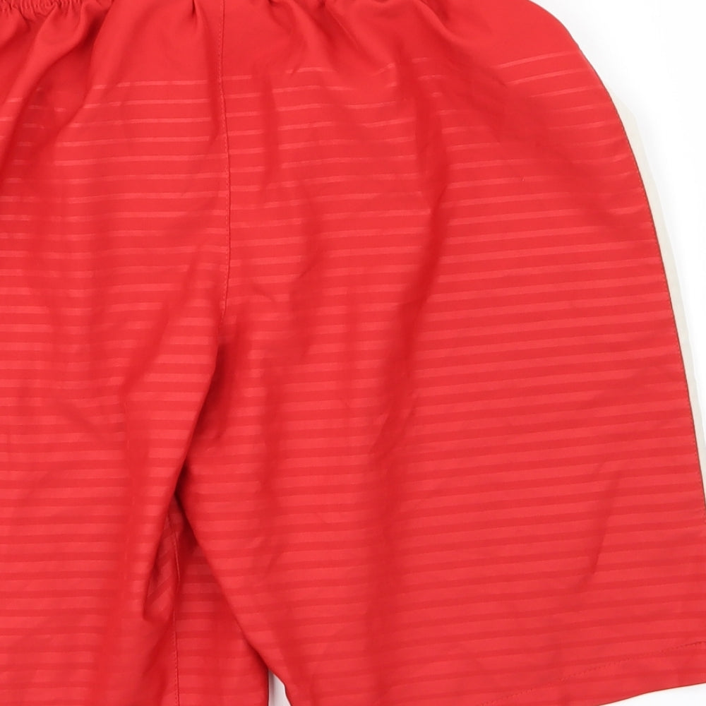 Nike Mens Red Striped  Sweat Shorts Size S - Stretch waistband