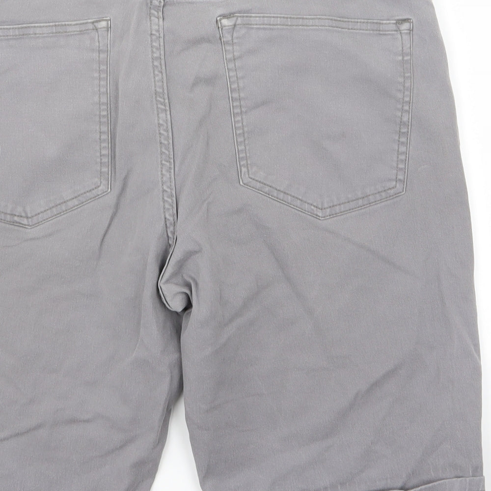 H&M Mens Grey   Chino Shorts Size 34 in