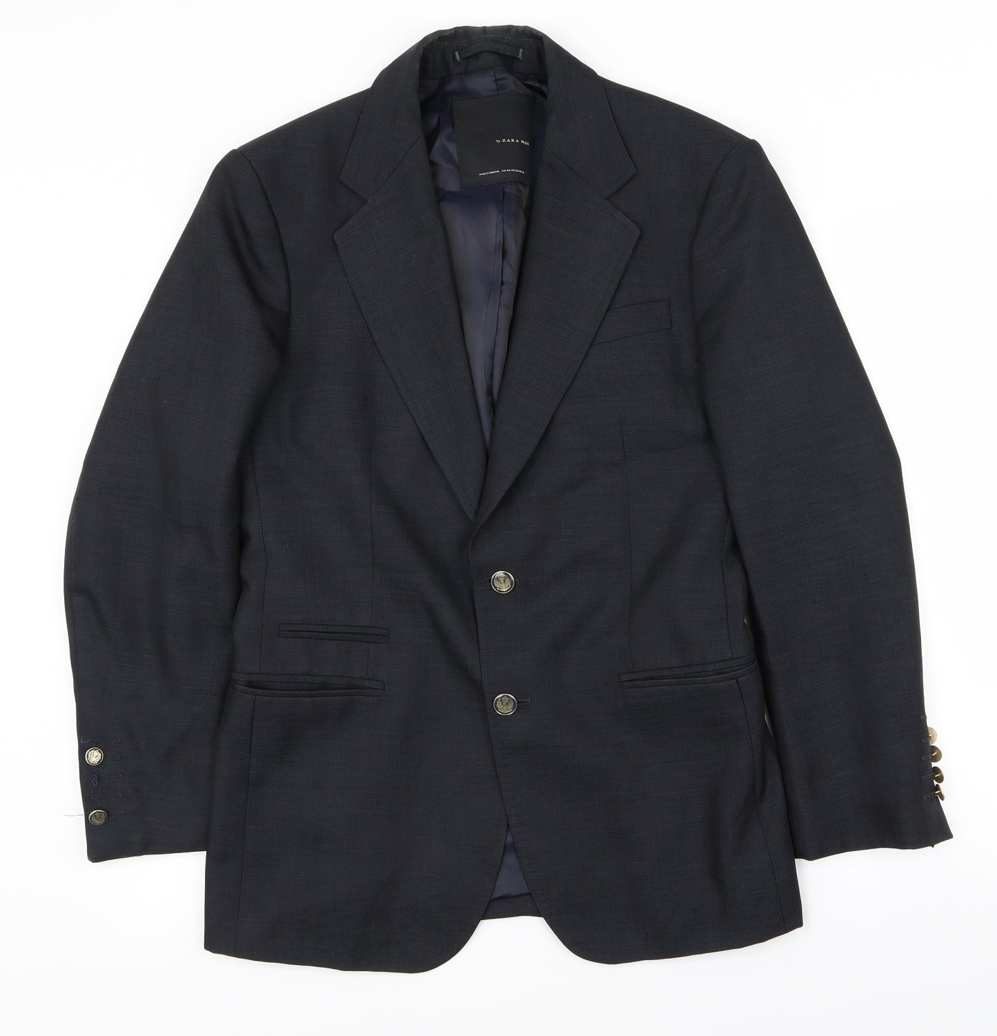 zara man Mens Black   Jacket Blazer Size 48
